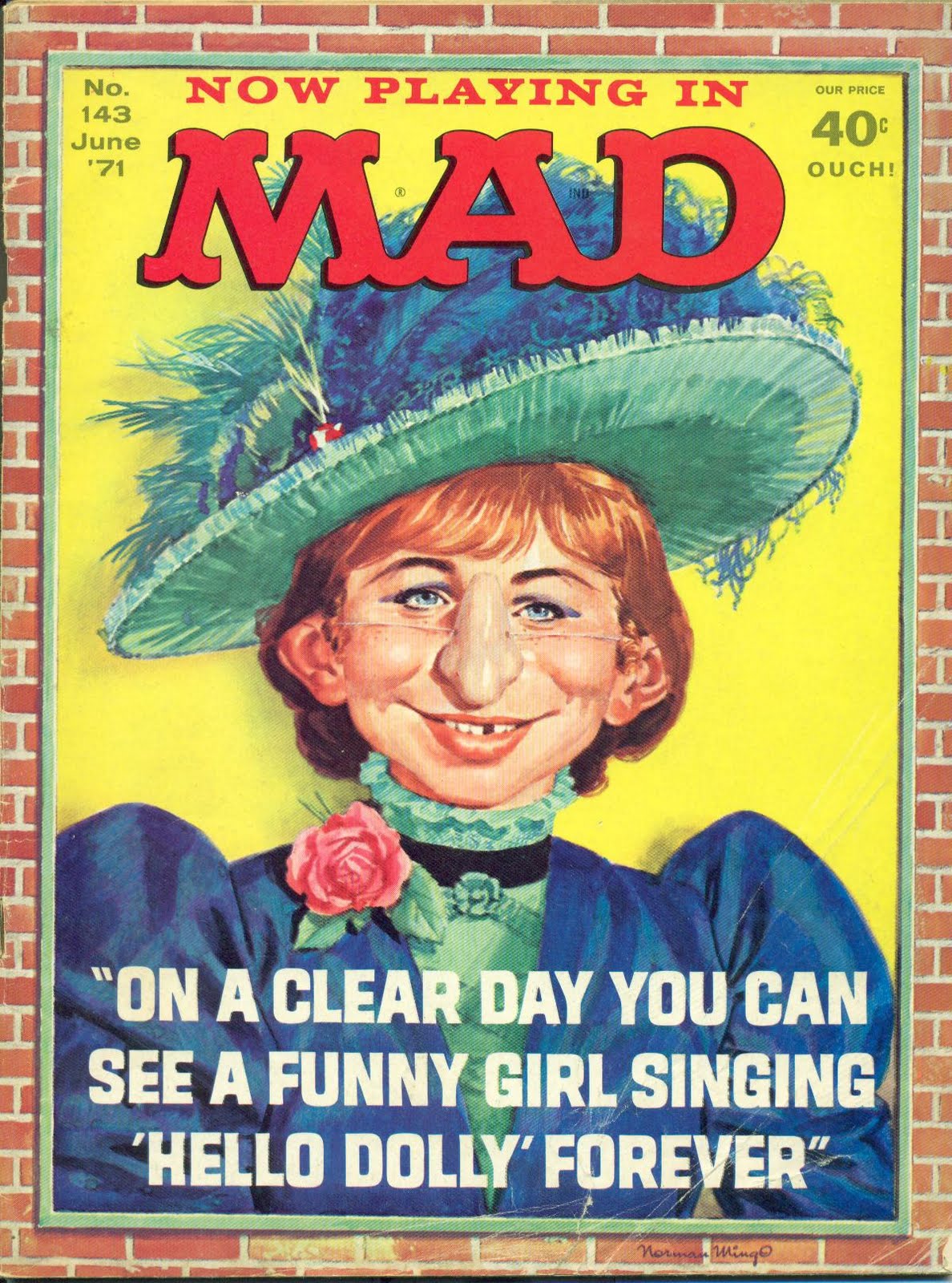 A part of Streisand history will come to an end MAD Magazine folds for