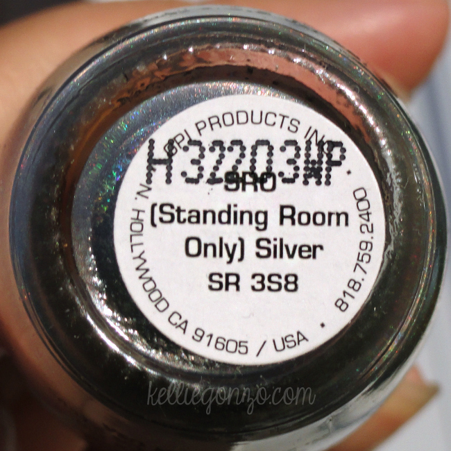 OPI SRO (Standing Room Only) Silver label