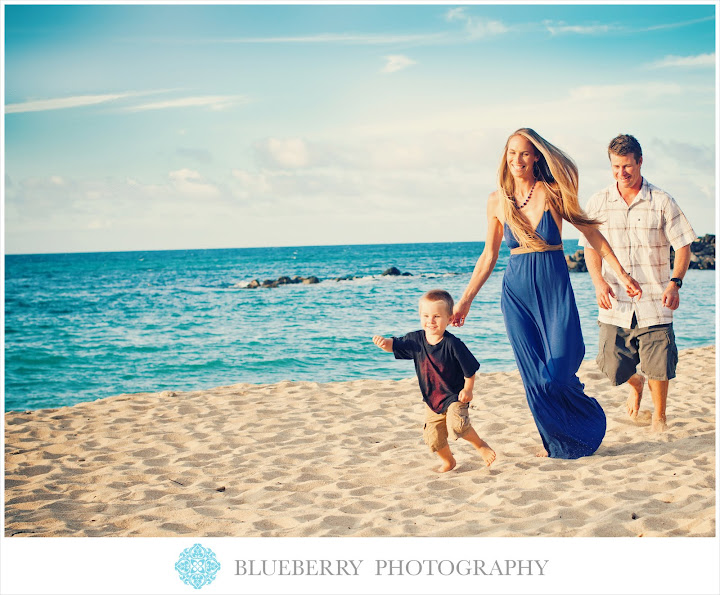 amazing hawaii children photography on the beach with the palm trees 