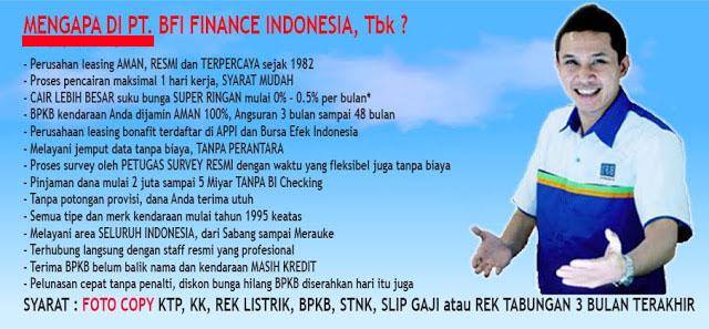 PT.BFI FINANCE INDONESIA JAKARTA 2015