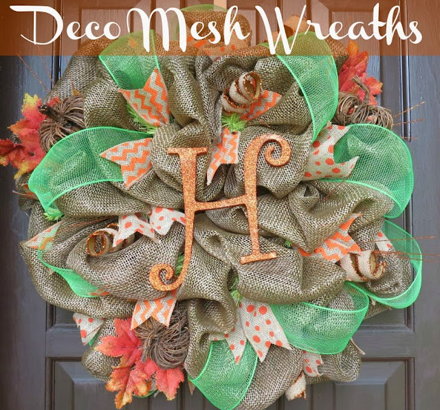 Fall Deco Mesh Wreath