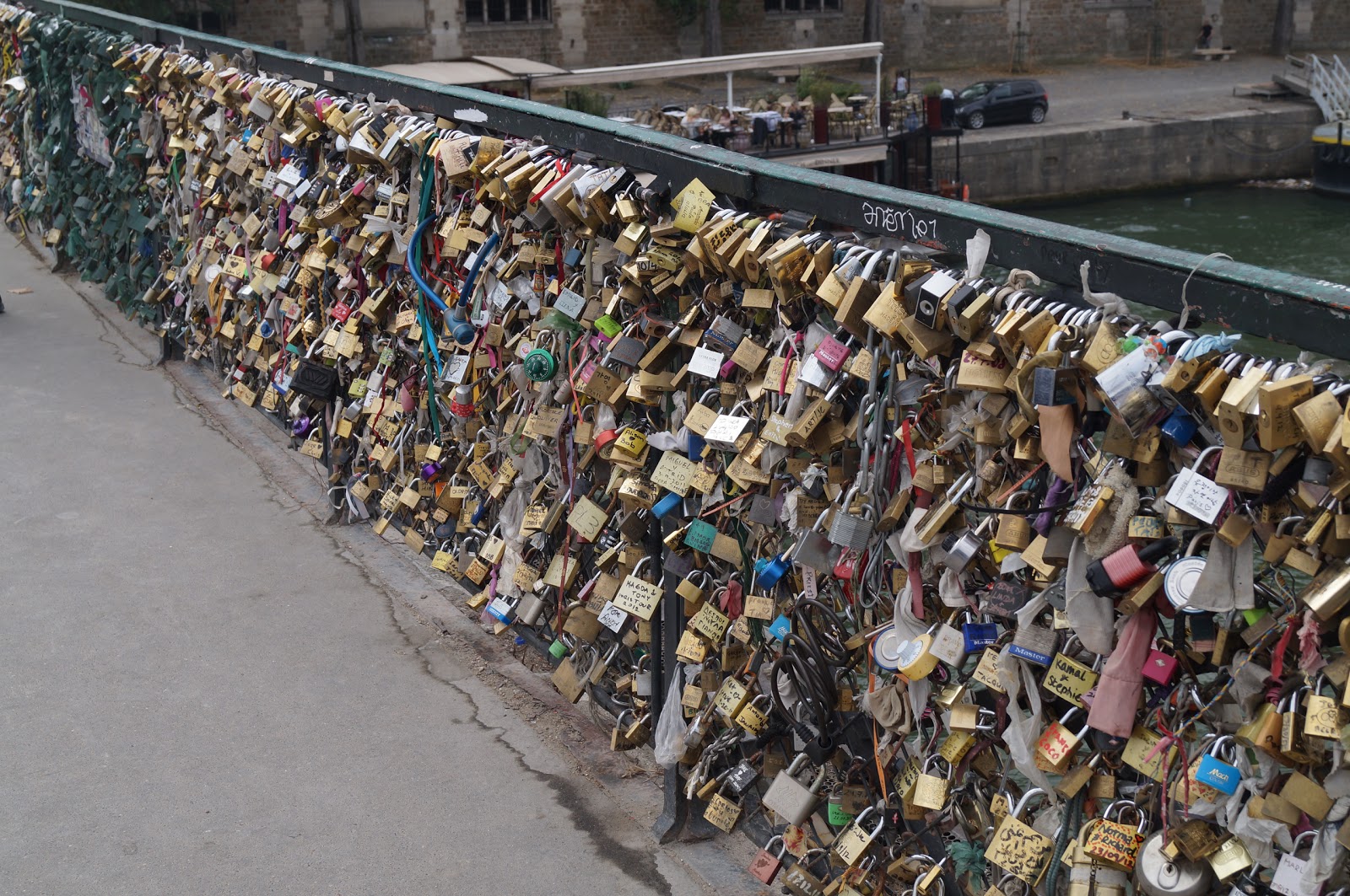 Bridge River Picture Bridge Locks Paris