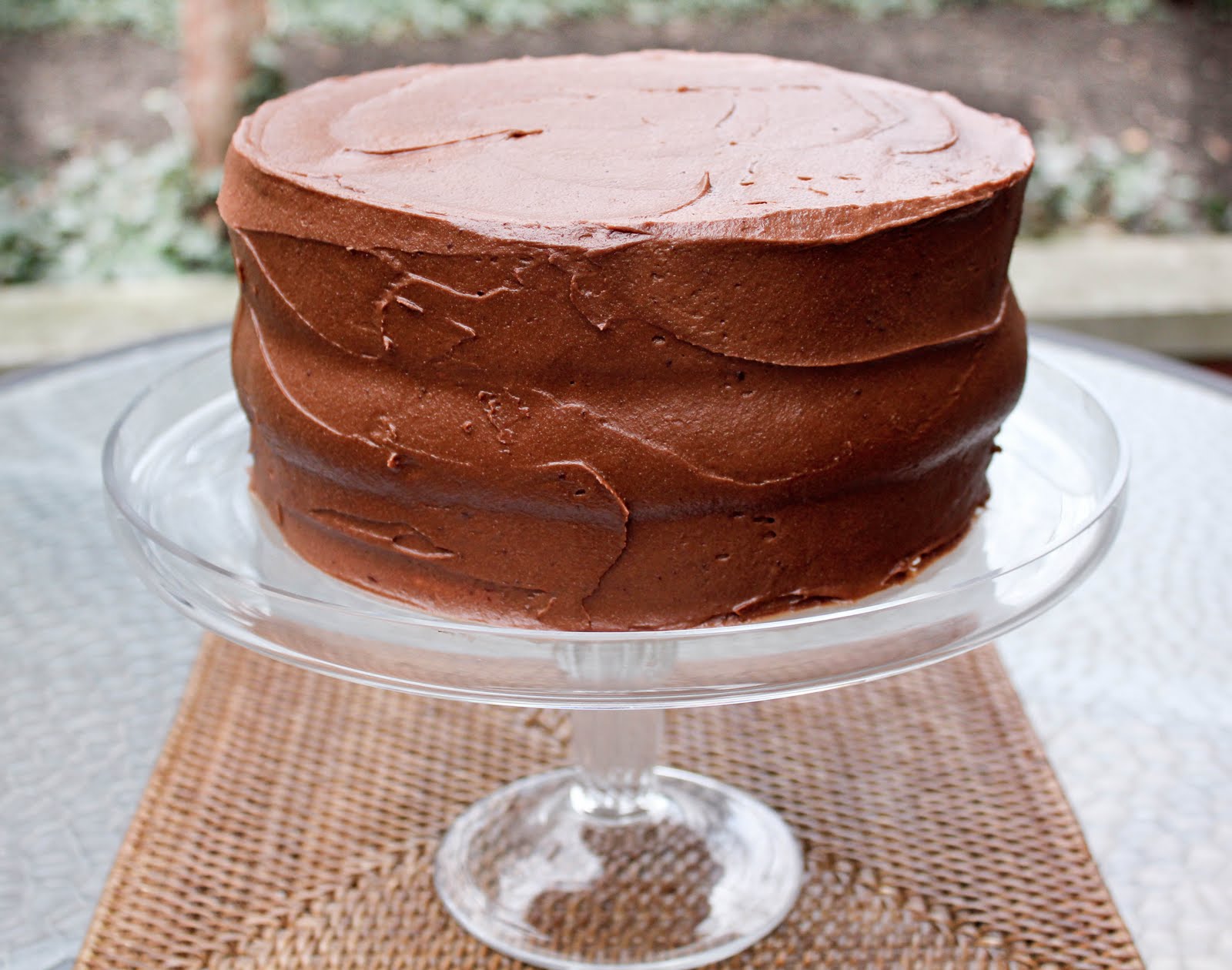 Yellow Cake with Fudge Icing