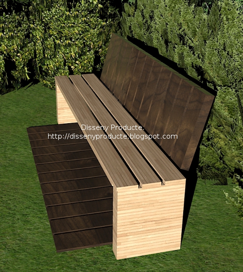 Banco de jardin. - Disseny Producte | Desarrollo Web SEO Digitalización