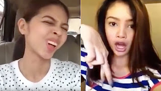 Maine Mendoza of Dubsmash and Sammie Rimando of Musical.ly