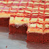 Red Velvet Cheese Brownies Untuk Majlis Harijadi