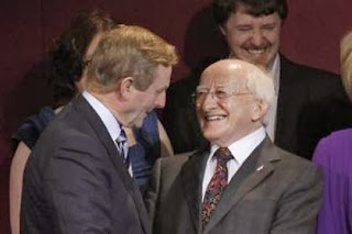 Taoiseach Enda Kenney (left) and President Michael D. Higgins. Taoiseach Enda Kenney (left) and President Michael D. Higgins.