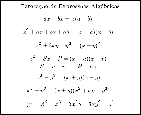 Fatoração equação 2 grau Fatora%25C3%25A7%25C3%25A3o+de+express%25C3%25B5es+algebricas