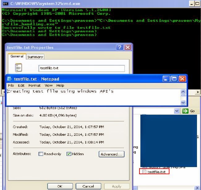 Security Unplugged !!! Windows System Programming File Handling