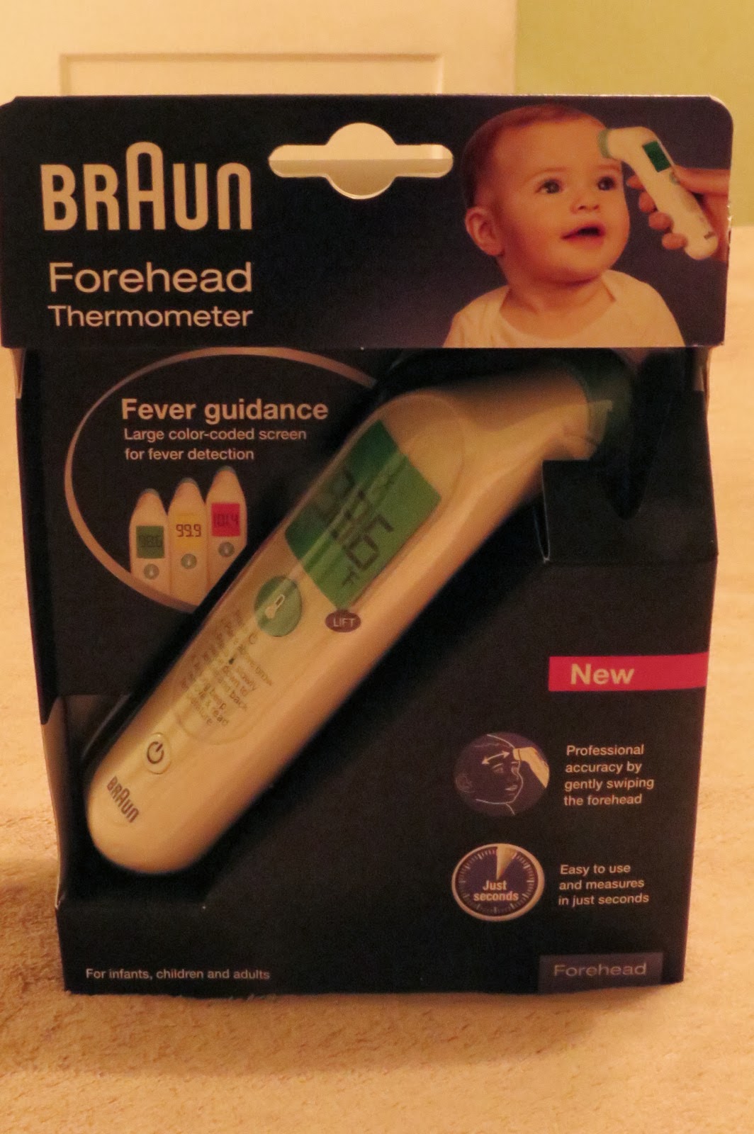 Wide Open Spaces Influenster Braun Forehead Thermometer