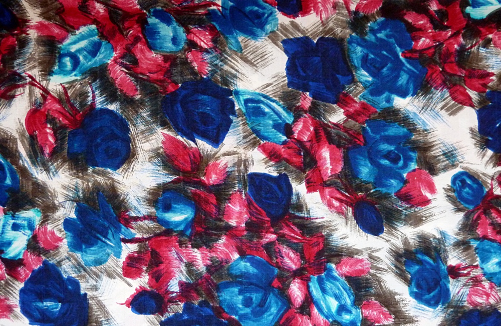 Fabric Friday 5 Sketched Roses on Silk A Stitching Odyssey