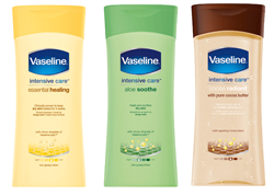Vaseline to launch Vaseline Intensive Care body lotions