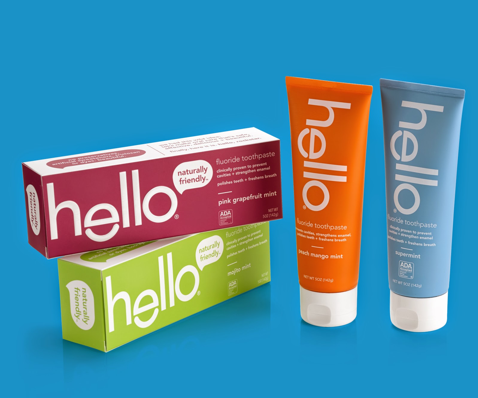 Just Free 4 Moms Hello Natural Toothpaste