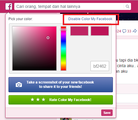 Cara Mengganti Warna Tema Facebook Cara Mengganti Warna Tema Facebook