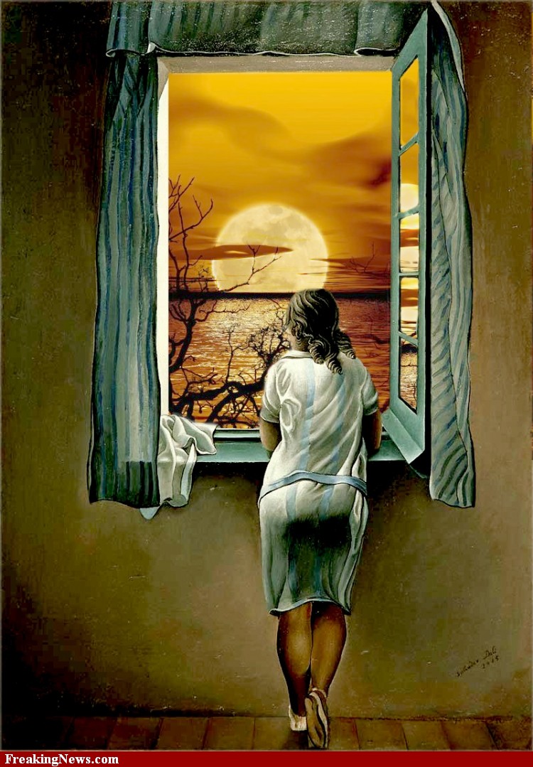 Dali Woman At The Window 6