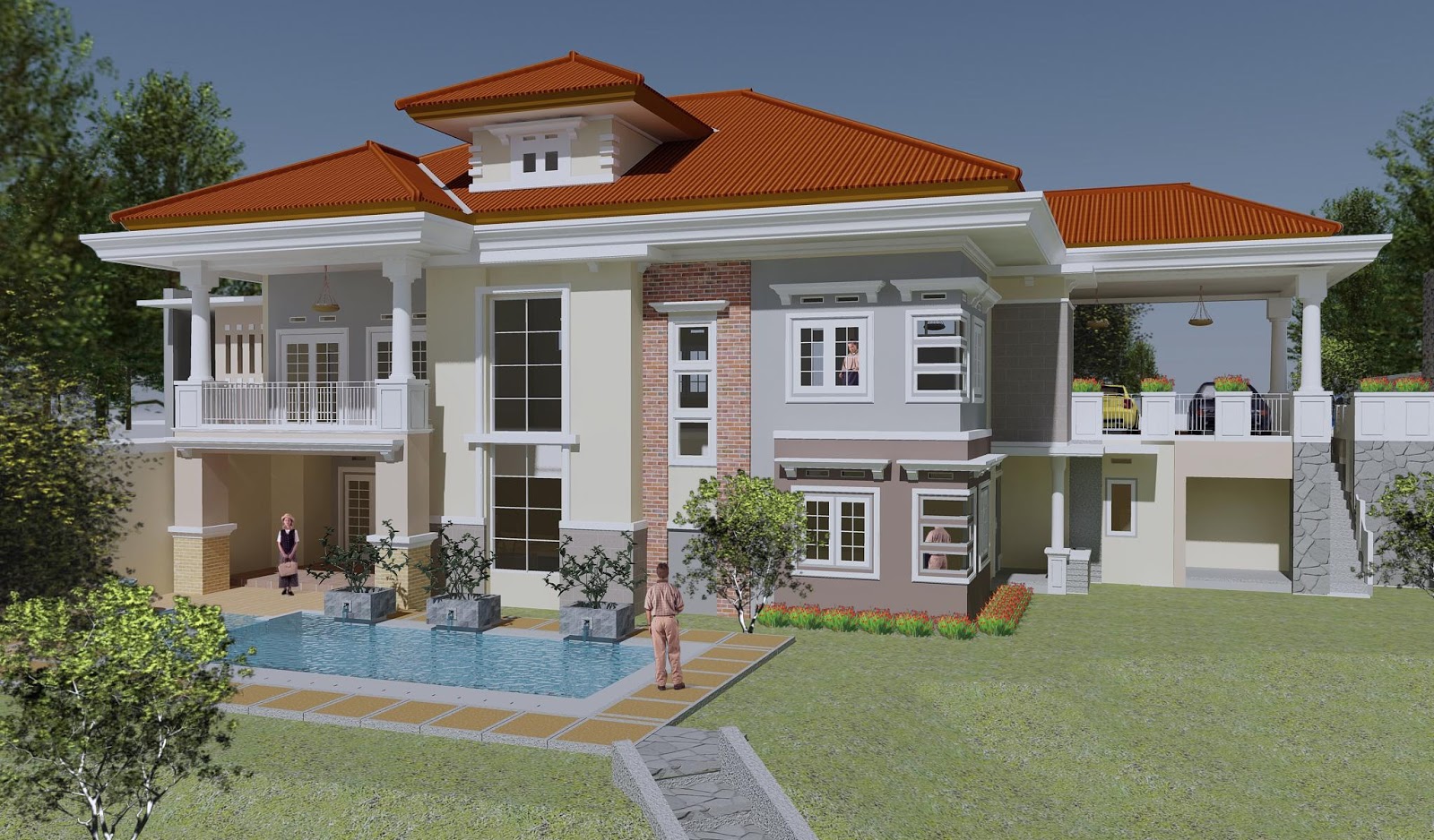 Gambar Desain Rumah Mewah Terbaru 1