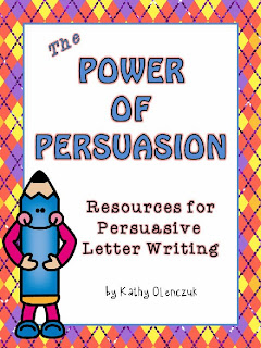 http://www.teacherspayteachers.com/Product/The-Power-of-Persuasion-Resources-for-Persuasive-Letter-Writing-735077