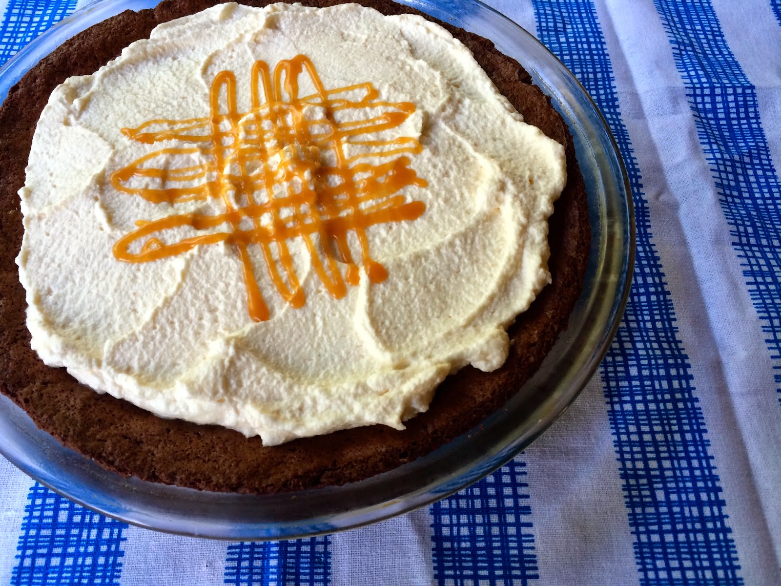 The Nerdy Chef Caramel Brownie Pie