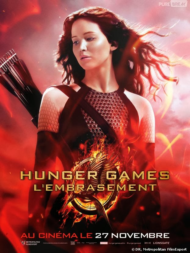 Affiche du film Hunger Games 2 - L'Embrasement