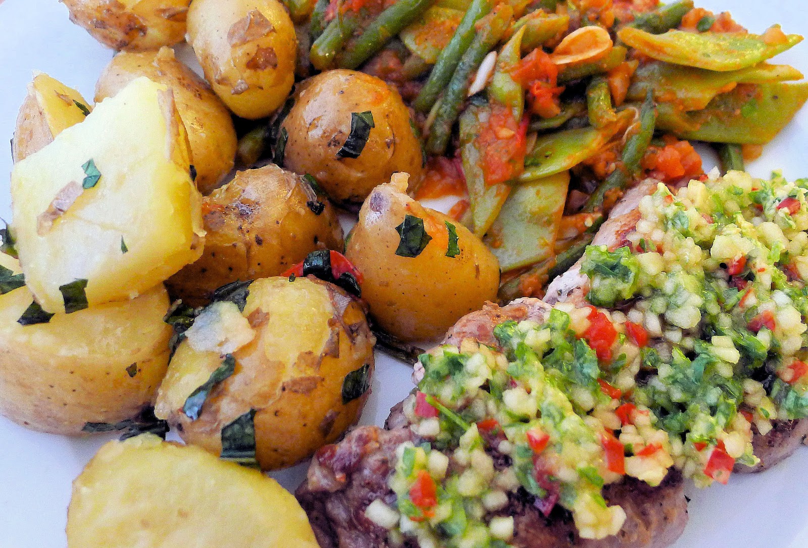 Culinary Adventures in London Pork Shoulder Steaks with an Apple