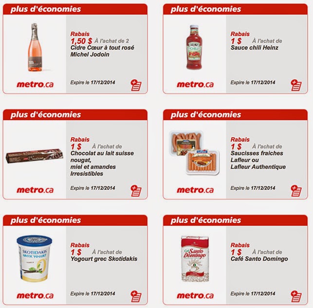 Mes coupons rabais