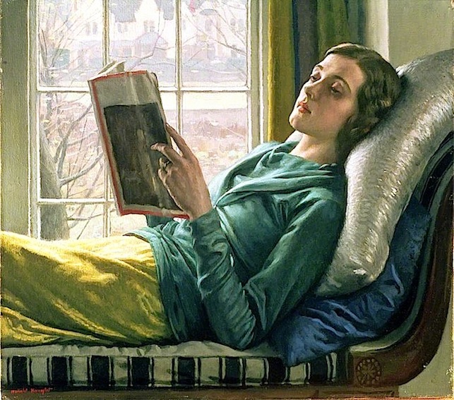 Harold Knight. Girl Reading,1932