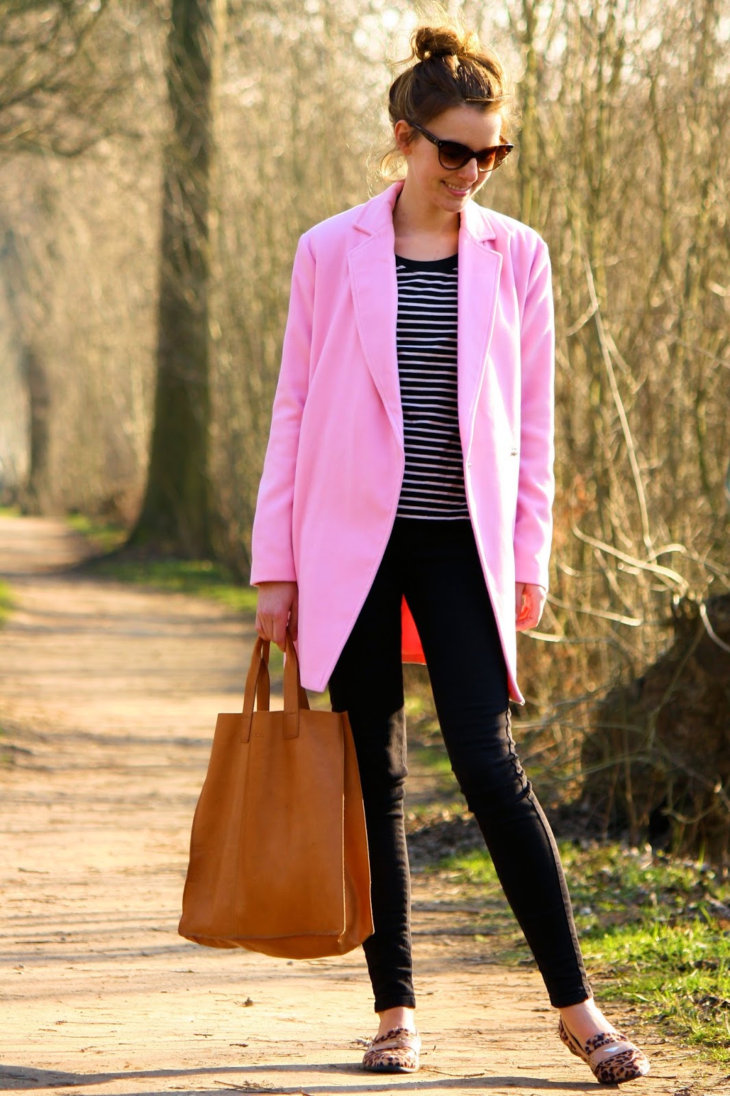 Fashionmoodboard pink boohoo coat