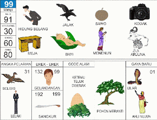 Buku Tafsir Mimpi Erek Erek 2D Bergambar Lengkap! 99