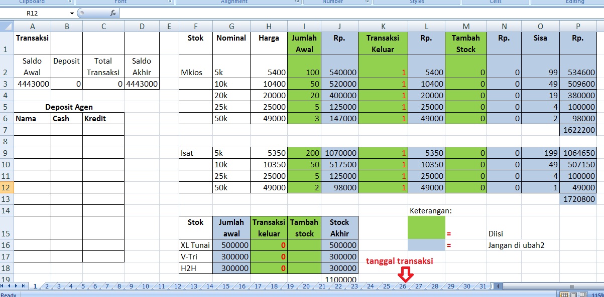 Only Blogging Download Pembukuan Server Pulsa Sederhana Dan Mudah