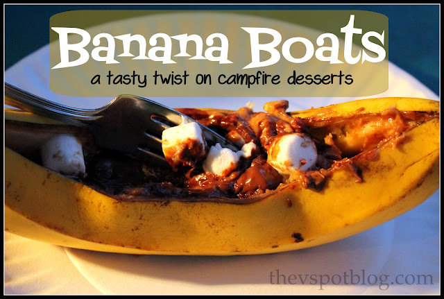 Banana Boats… a tasty twist on campfire desserts.