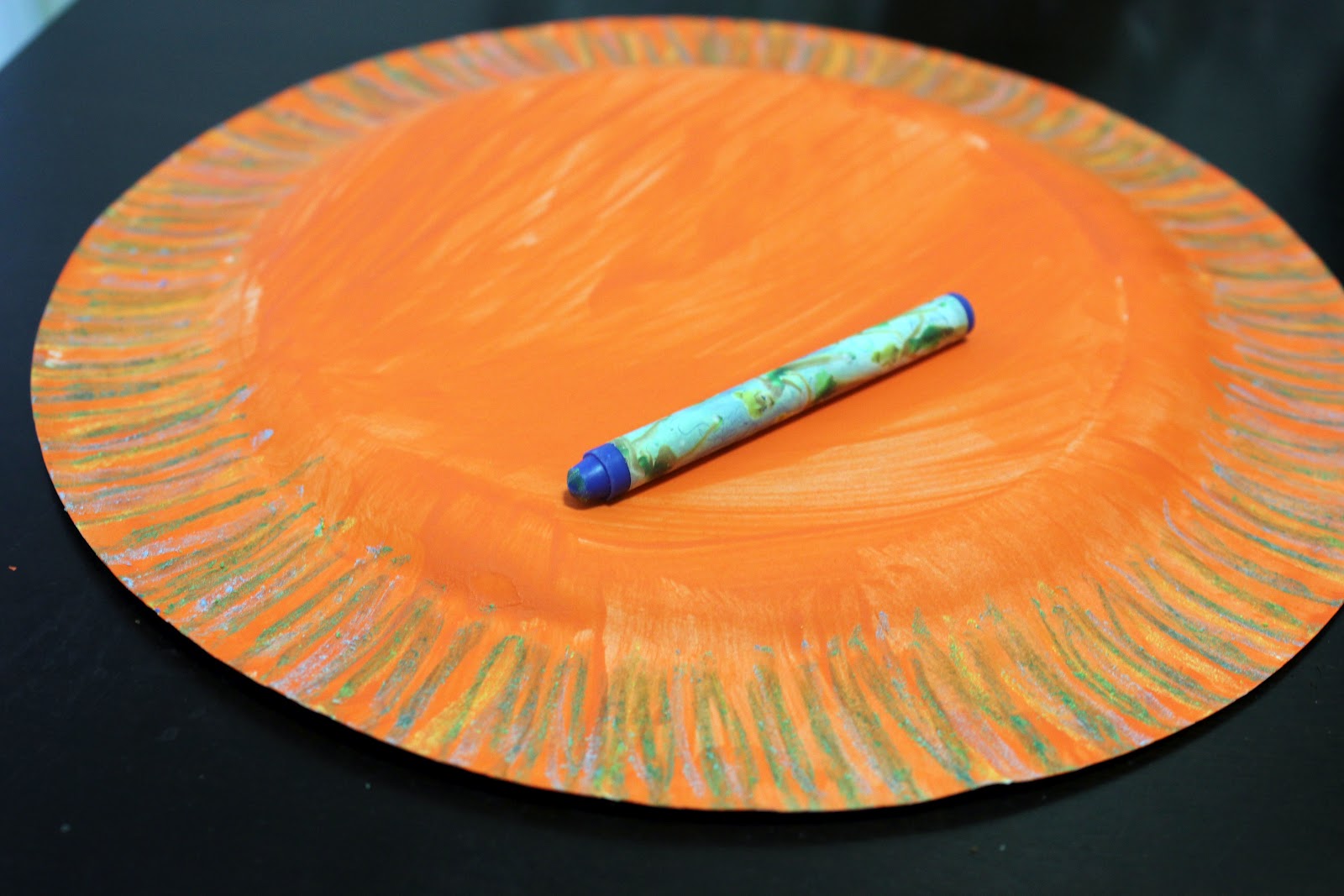 Brilliant Like Fireflies Paper Plate Fish