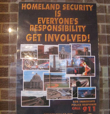 Poster from Homeland Security Department