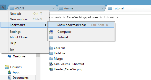 Cara Menambahkan Tab dan Bookmark Pada Windows Explorer Cara Menambahkan Tab dan Bookmark Pada Windows Explorer