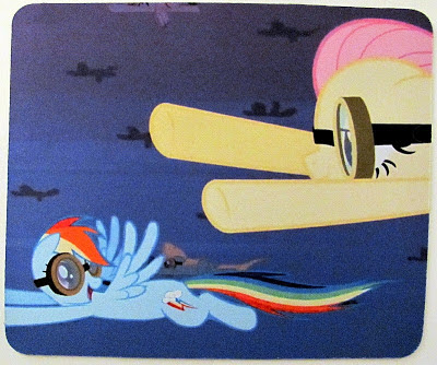 Mouse mat showing a scene from Hurricane Fluttershy