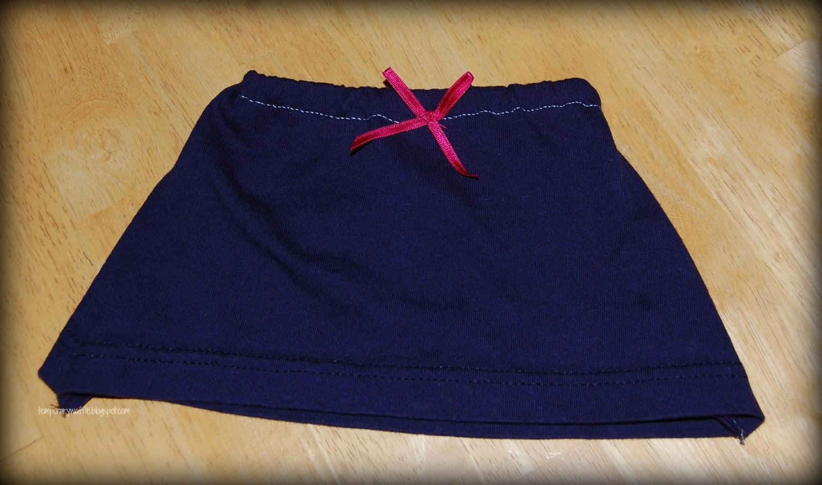 Temporary Waffle DIY Sewn Baby Skirt