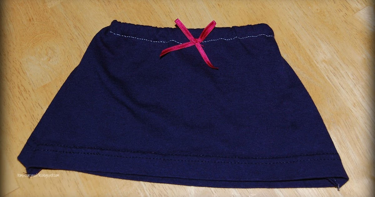 Temporary Waffle DIY Sewn Baby Skirt