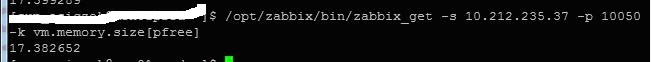 Testowanie czujki przed wdrożeniem – polecenie Zabbix Get