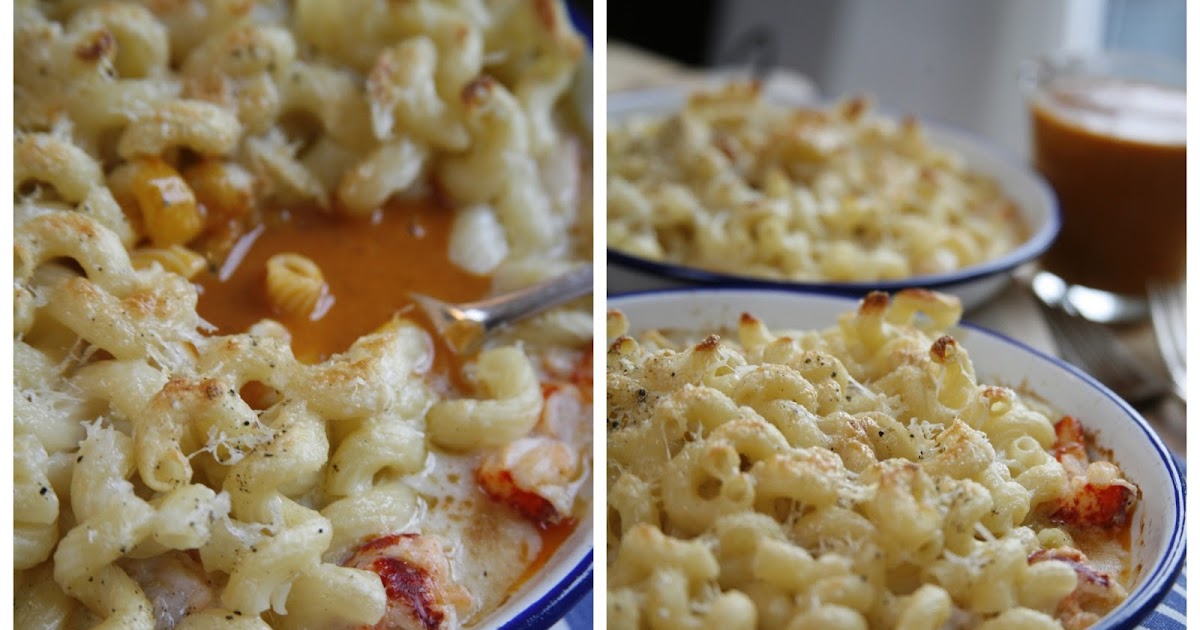 Lobster Macaroni Cheese with Lobster Bisque à la Hawksmoor The