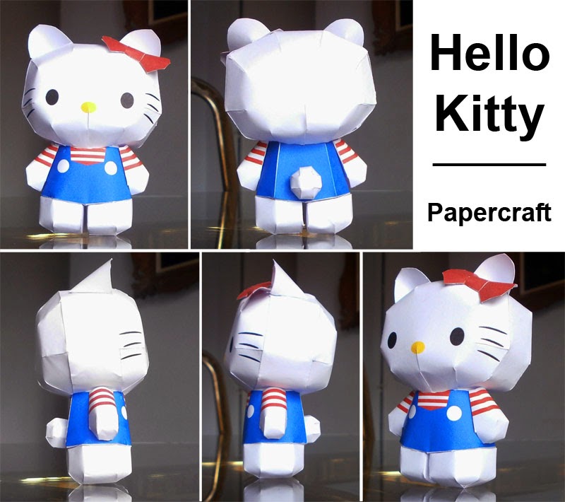 Hello Kitty Papercraft Download 15
