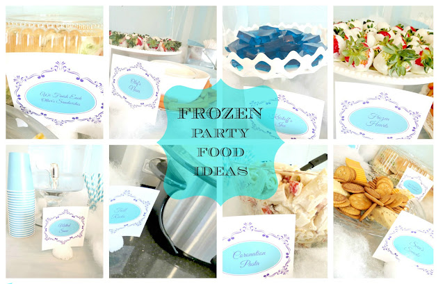 Frozen Themed Birthday Party - Food Ideas - Family and the Lake House