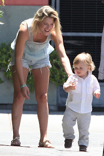 Ali Larter with her adorable son