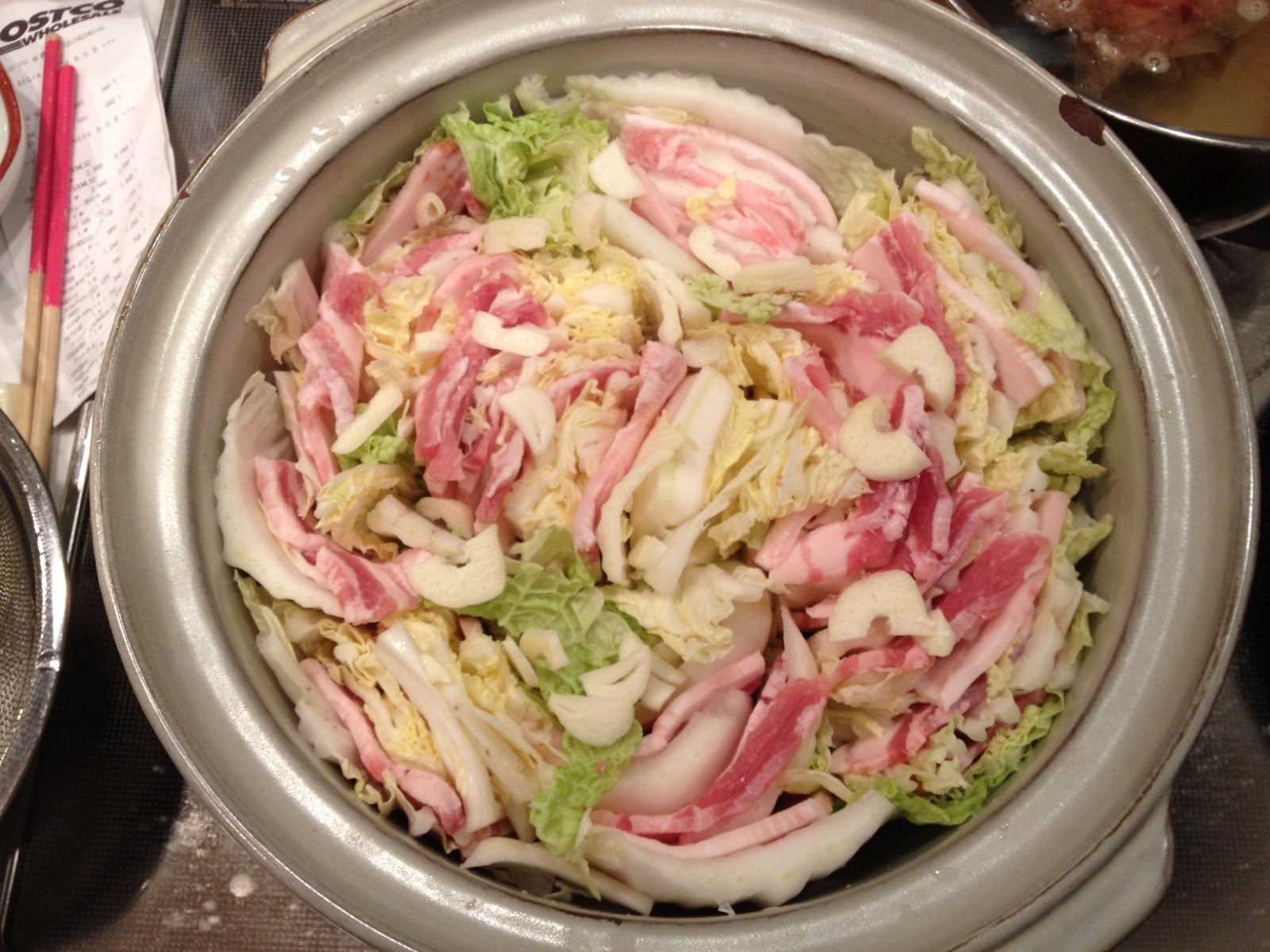 ”和風” Wahoo Style Chinese Cabbage & Pork Nabe 白菜鍋 (Hakusai Nabe)