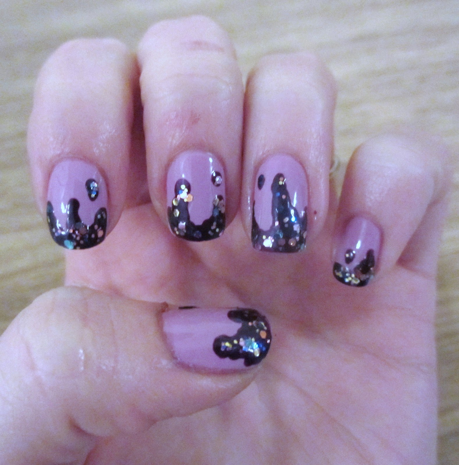 A little bit of everything.... Lava Lamp Nail Art Tutorial