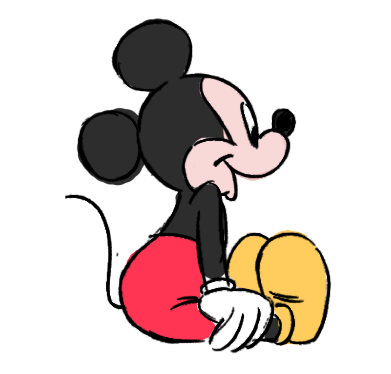 Photo Editing Material Micky Mouse PNG