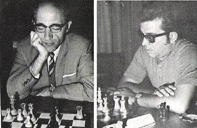 Los ajedrecistas Rafael Saborido y Manuel Vega