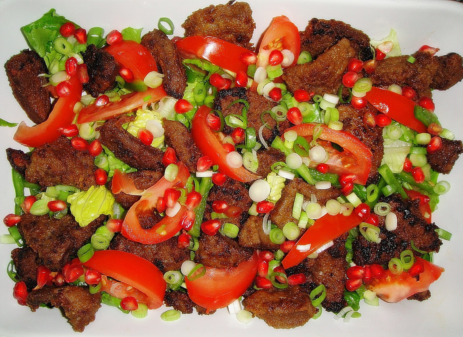 Maryam's Culinary Wonders 422. Liver Salad