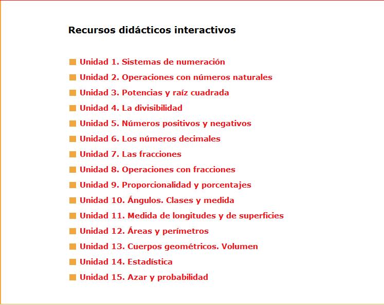 Matemáticas interactivas