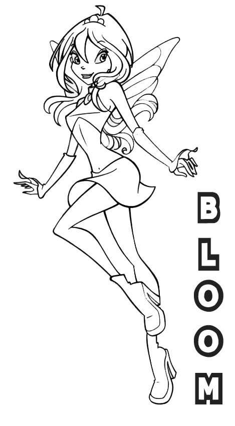 Dibujos de Winx Club para colorear | Dibujos Para Colorear