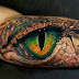 tattoo Olho de Réptil 