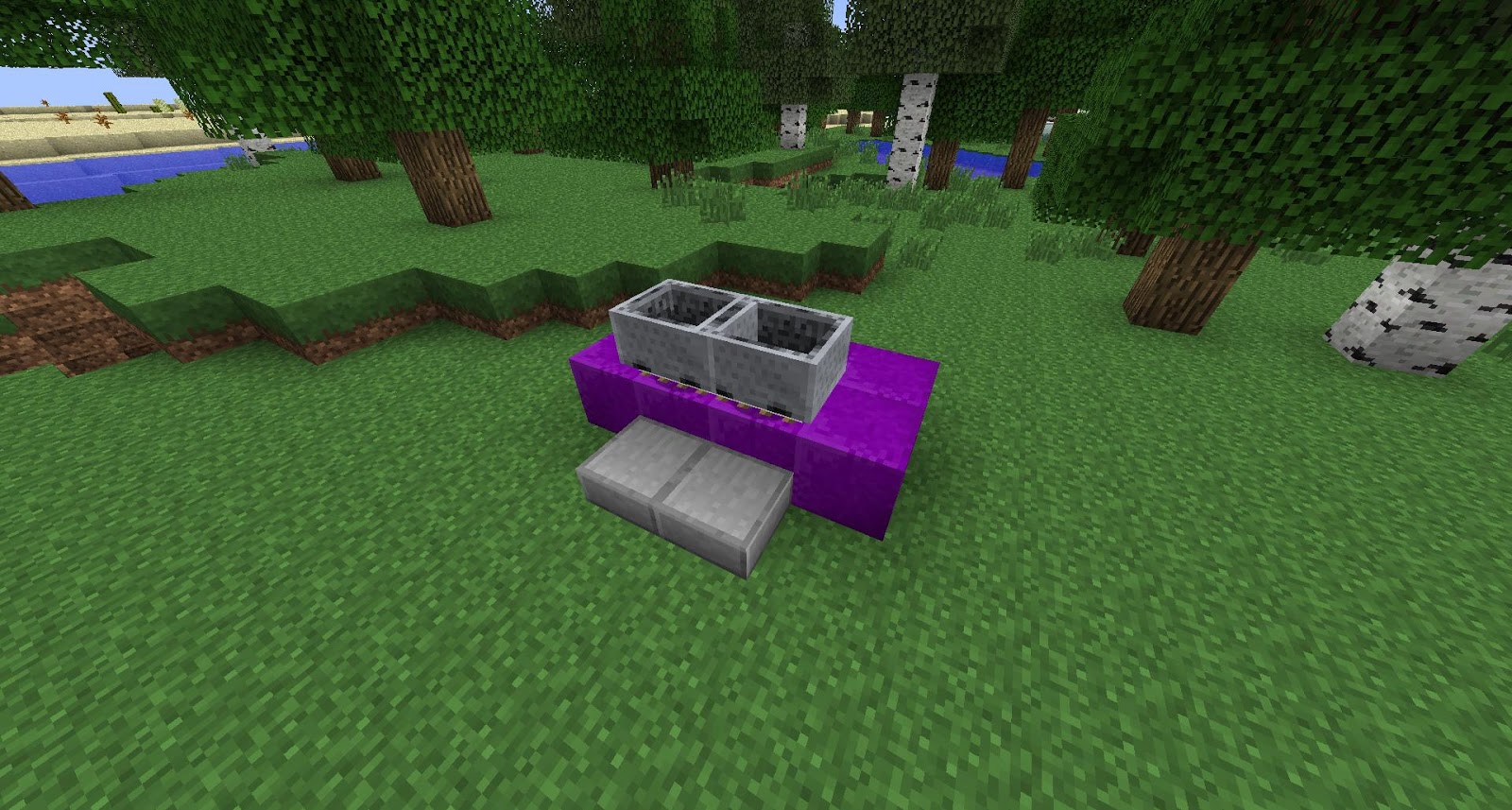 Daily Minecraft TUTORIAL How to make a working chair/couch in Minecraft